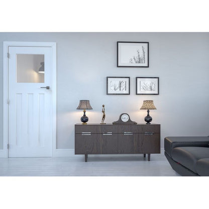 Deanta Cambridge White Primed Glazed Internal Door - 1981 x 838 x 35mm