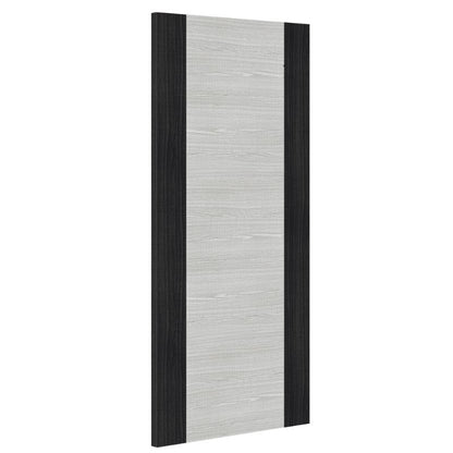 Deanta Flush Light Grey Ash Prefinished Internal Door With Dark Grey Edges 1981 x 762 x 35mm