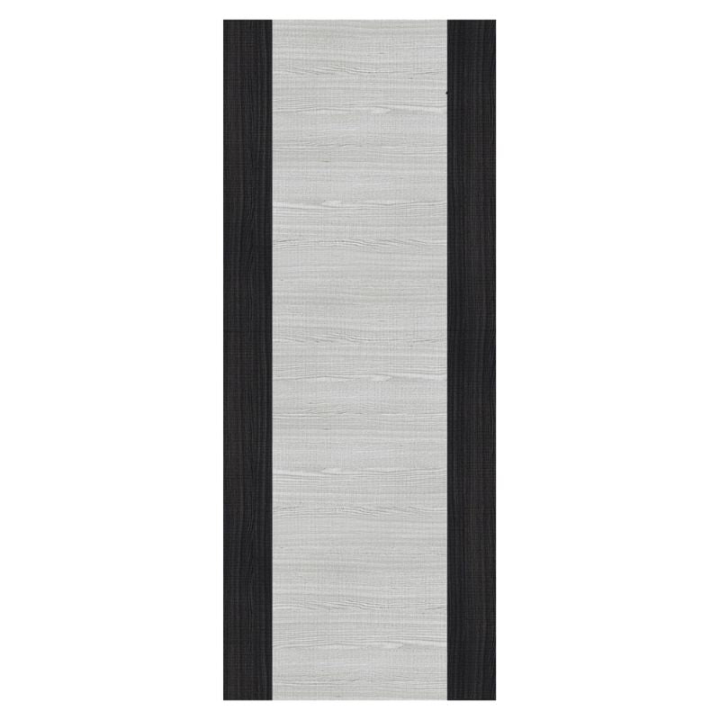 Deanta Flush Light Grey Ash Prefinished Internal Door With Dark Grey Edges 1981 x 686 x 35mm