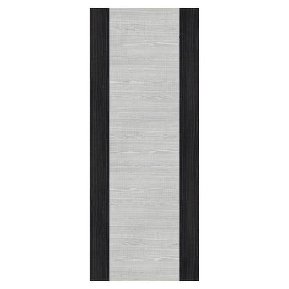 Deanta Flush Light Grey Ash Prefinished Internal Door With Dark Grey Edges 1981 x 686 x 35mm