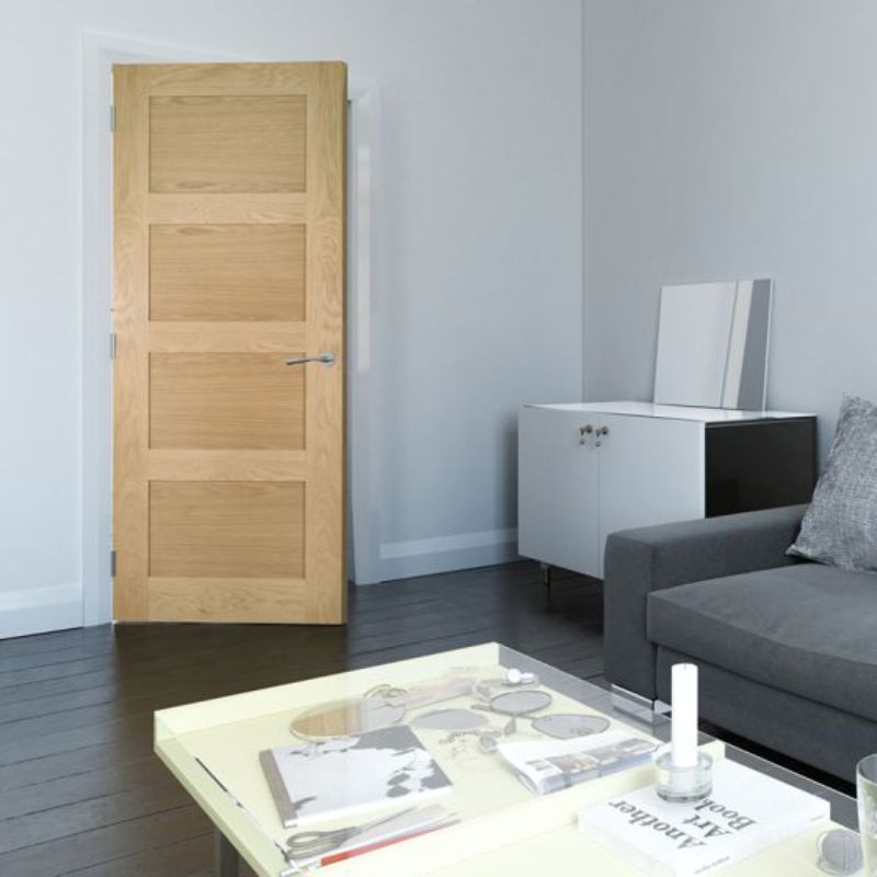 Deanta Coventry Unfinished Interior Oak Shaker Door 1981 x 533 x 35mm
