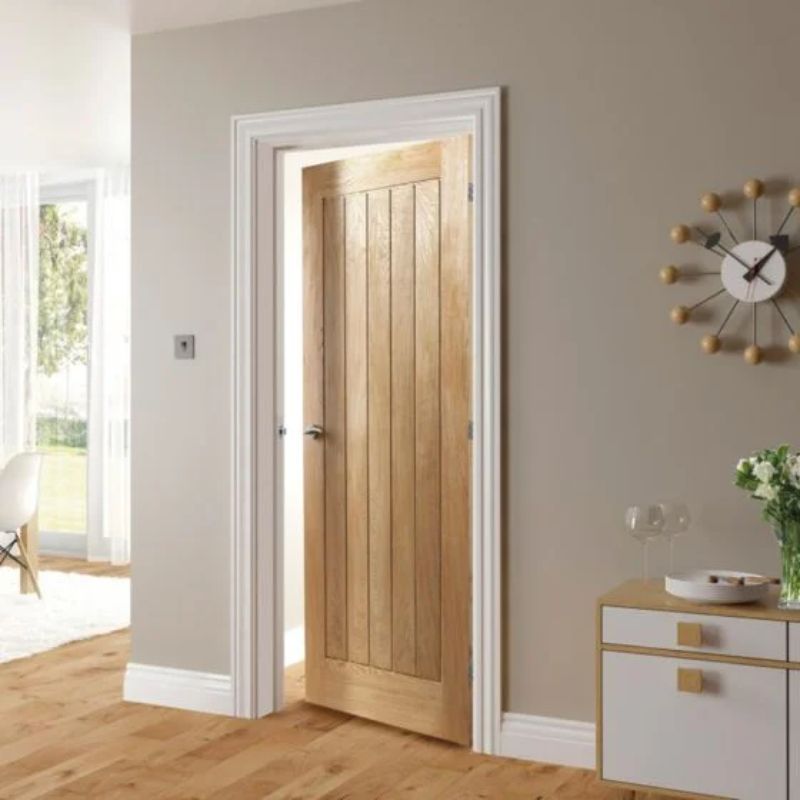 Image for Deanta Ely Unfinished Interior Oak Door 1981 x 457 x 35mm