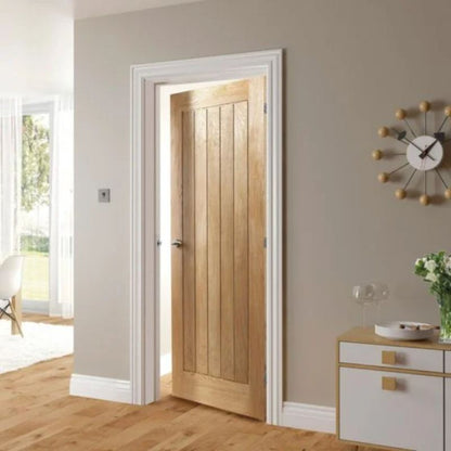 Image for Deanta Ely Unfinished Interior Oak Door 1981 x 533 x 35mm