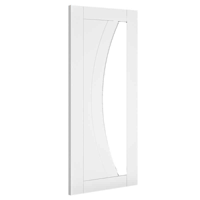 Deanta Ravello White Primed Glazed Internal Door