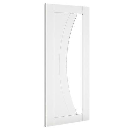 Deanta Ravello White Primed Glazed Internal Door - 1981 x 838 x 35mm