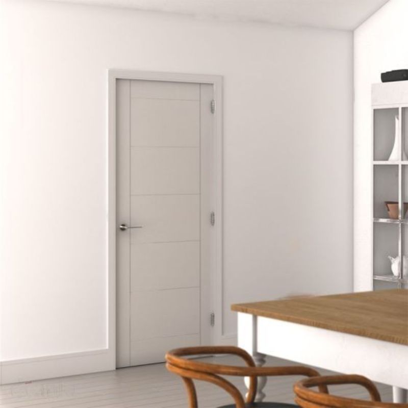 Image for Deanta Seville Interior White Primed Fire Door 2040 x 826 x 45mm