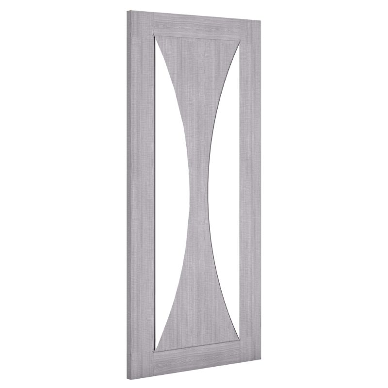 Deanta Sorrento Light Grey Ash Glazed Internal Door - 1981 x 838 x 35mm