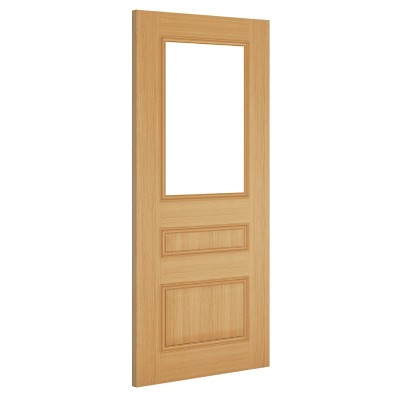 Deanta Windsor Prefinished Oak Glazed Internal Door