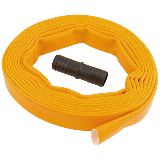 Draper Layflat Hose with Adaptor - 5m x 25mm