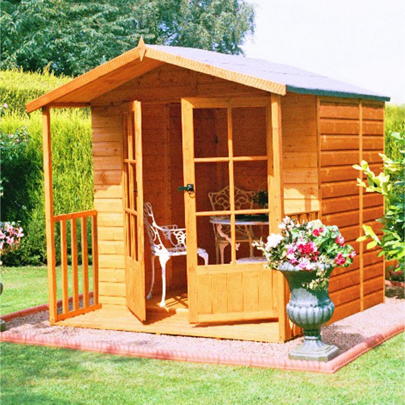 Shire Alnwick Shiplap Summerhouse - 7ft x 7ft 