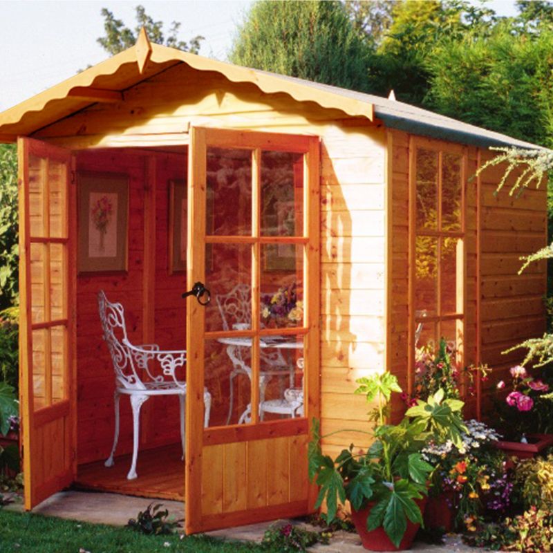 Shire Buckingham Shiplap Summerhouse - 7ft x 7ft 