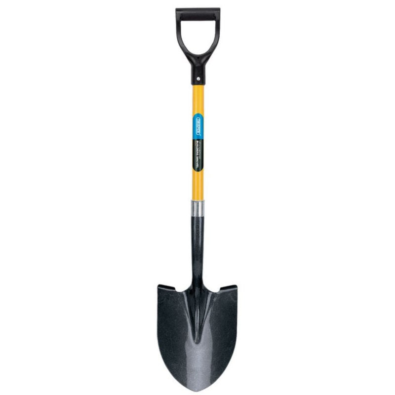 Draper Round Point Shovel with Fibreglass Shaft