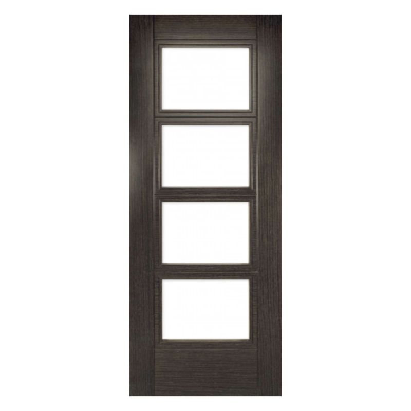 Deanta Montreal Dark Grey Ash Glazed FD30 FSC Door 1981 x 686 x 45mm