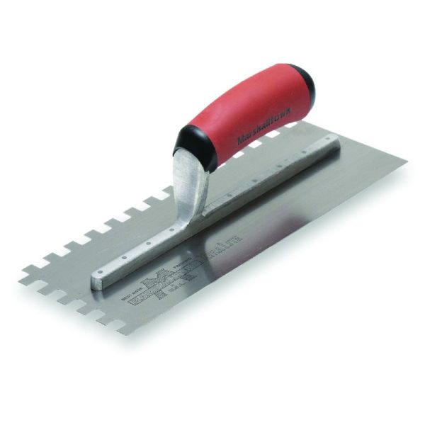 Marshalltown Square Notch Trowel Durasoft Handle - All Sizes