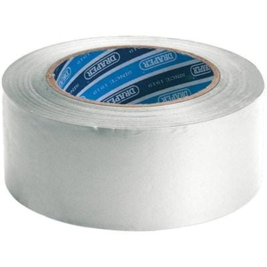 Draper Duct Tape Roll - 30m x 50mm - White