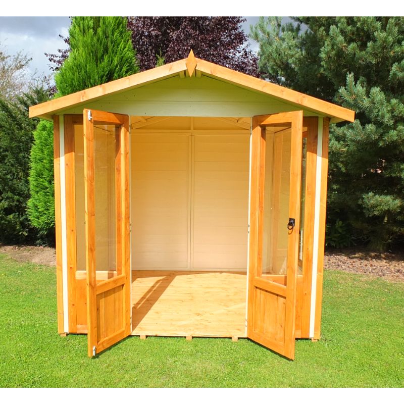 Shire Parham Shiplap Summerhouse - 7ft x 7ft