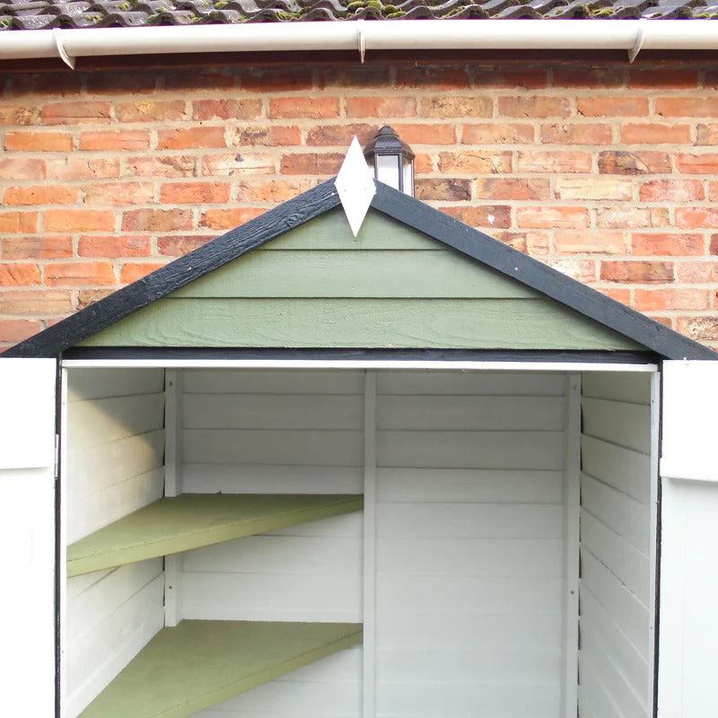 Shire Overlap Double Door Apex Shed - inc 3 Shelves