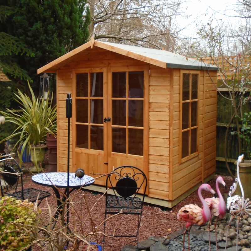 Shire Buckingham Shiplap Summerhouse - 7ft x 7ft 