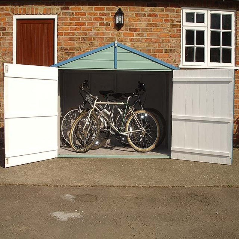 Shire 7 x 3 Shiplap Apex Bike Store w/ Floor 