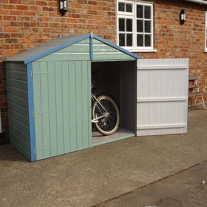 Shire 7 x 3 Shiplap Apex Bike Store w/ Floor 