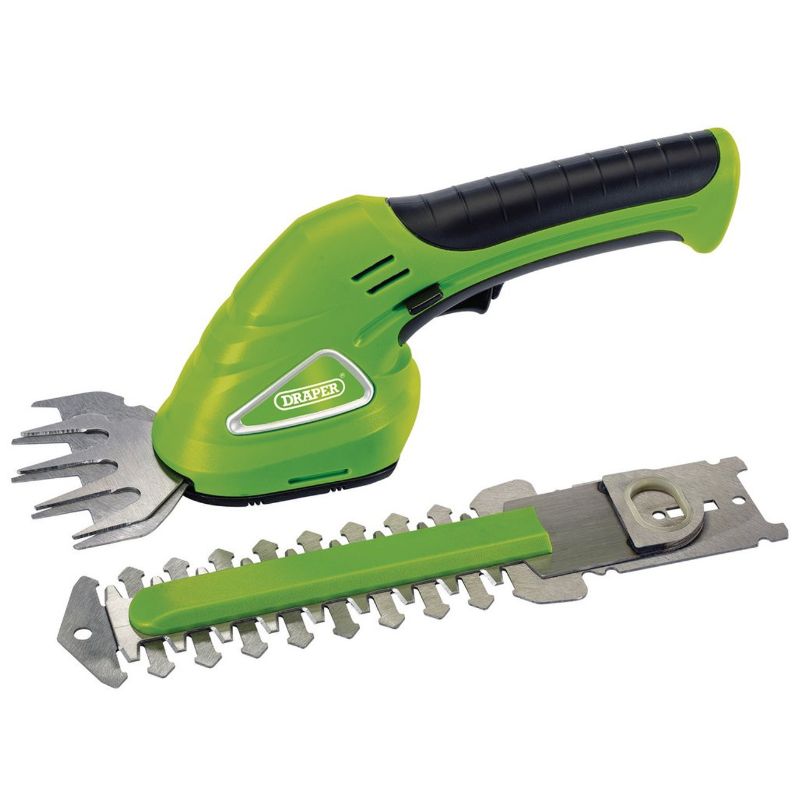 Draper 7.2V Cordless Grass and Hedge Shear Kit