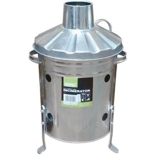 Draper Galvanised Mini Incinerator - 15L