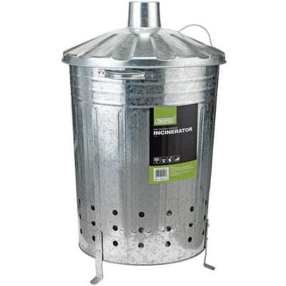 Draper Galvanised Garden Incinerator - 85L