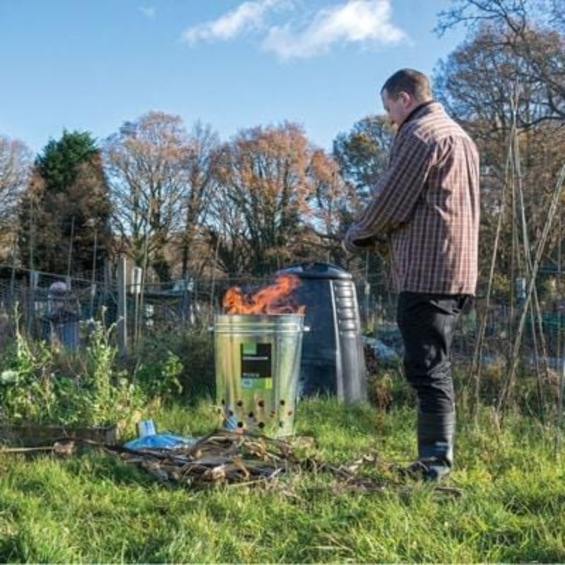 Draper Galvanised Garden Incinerator - 85L