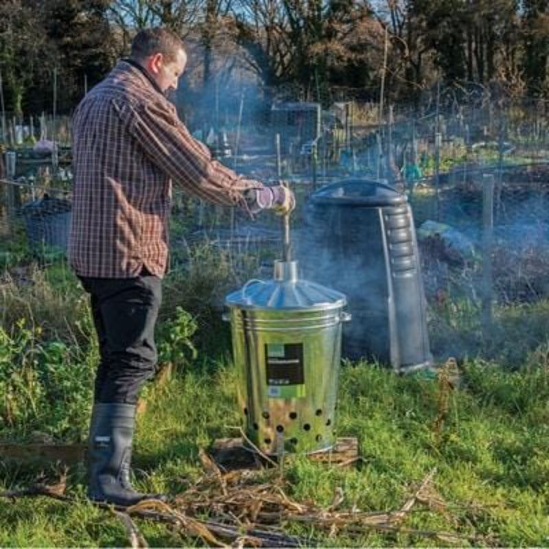 Draper Galvanised Garden Incinerator - 85L