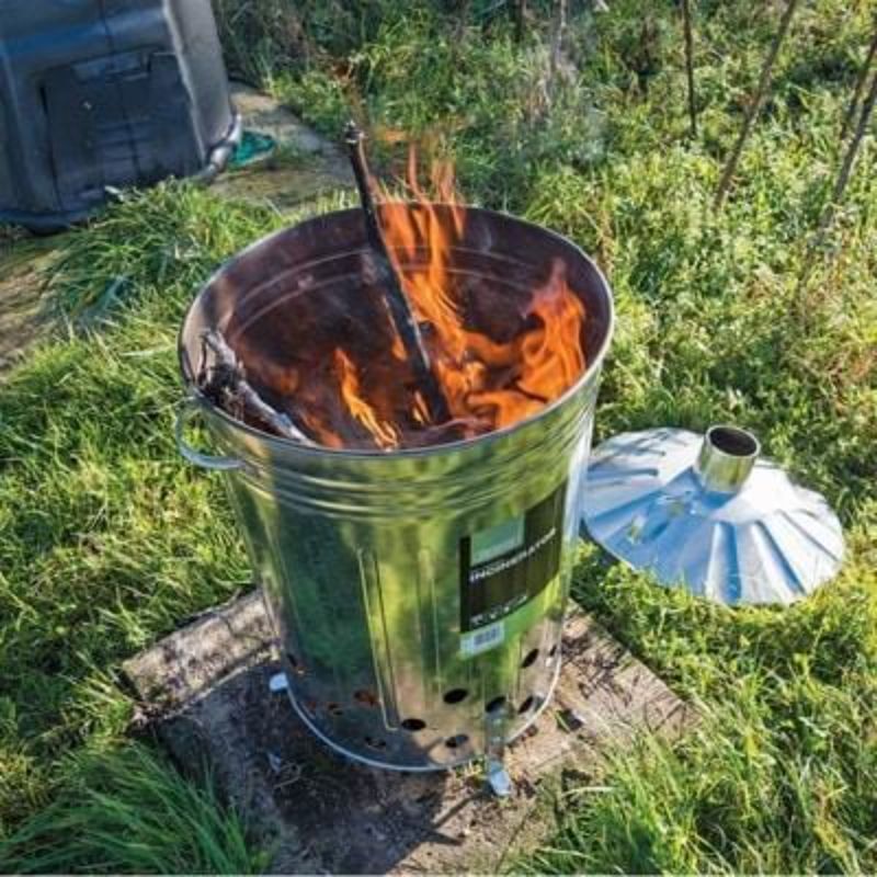 Draper Galvanised Garden Incinerator - 85L