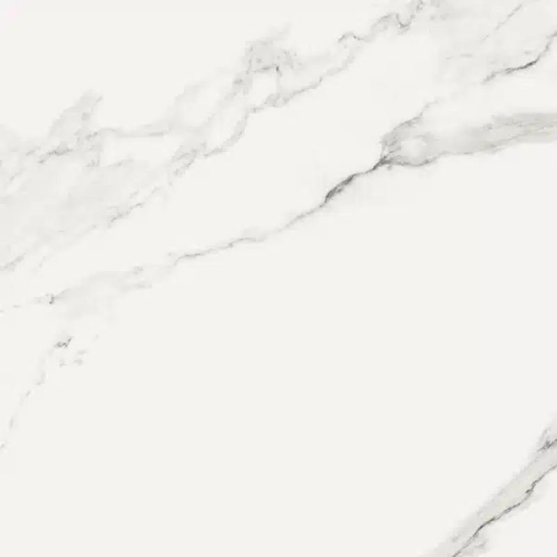 Denarius Matt Calacatta Marble Effect Porcelain Floor Tile 600mm x 600mm (3 per Box) 