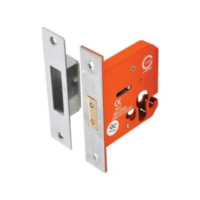 Sparka Satin Chrome Euro Profile Dead Lock - All Sizes