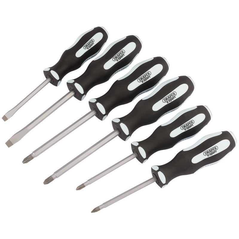 Draper Pound Thru' Soft Grip Screwdriver Set (6 Piece)