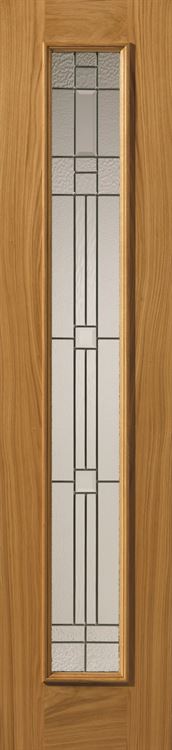 Image for JB Kind Piedmont Oak Unfinished Veneered Exterior Sidelight