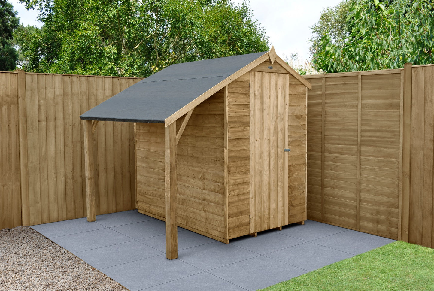 Forest Lean To Shed Kit for Overlap Pressure Treated Sheds - 6 x 4ft