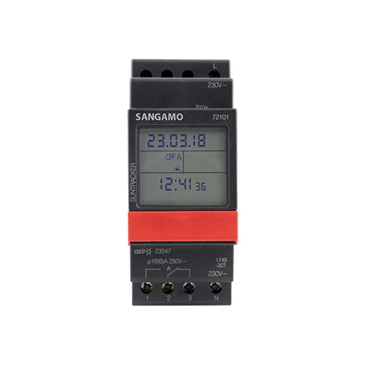 Sangamo Suntracker DIN 72101 - 2 Module / Single Channel Solar Time Switch