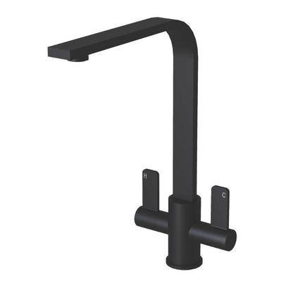 Ellsi Eben Twin Lever Kitchen Tap - All Colours