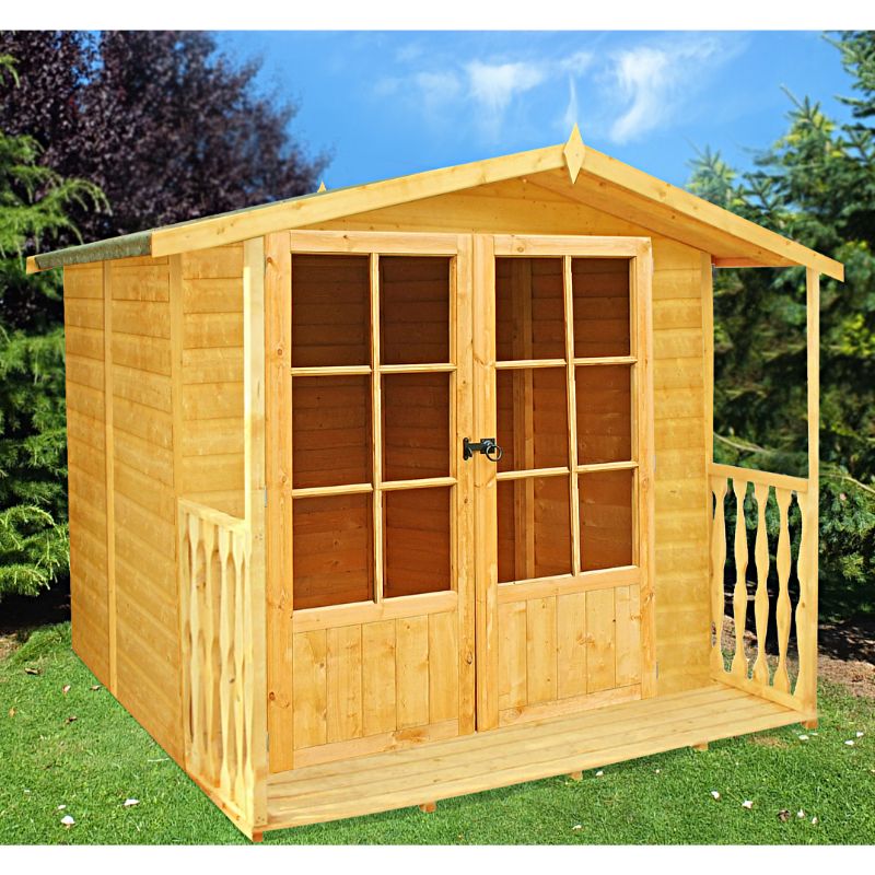 Shire Alnwick Shiplap Summerhouse - 7ft x 7ft 