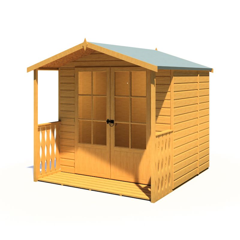 Shire Alnwick Shiplap Summerhouse - 7ft x 7ft 