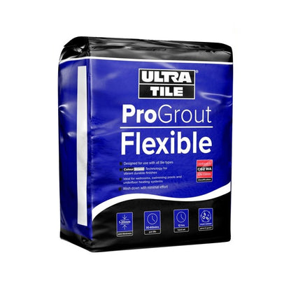 Ultra Tile 3Kg ProGrout Flexible - All Colours