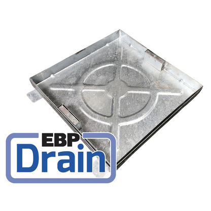 EBP Shallow Block Pavior with Keys 46mm Deep Galvanised Manhole Cover - All Sizes