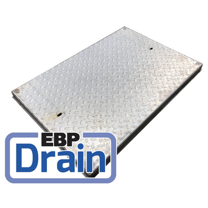 EBP Single Seal Solid Top Galvanised Manhole Cover - All Sizes