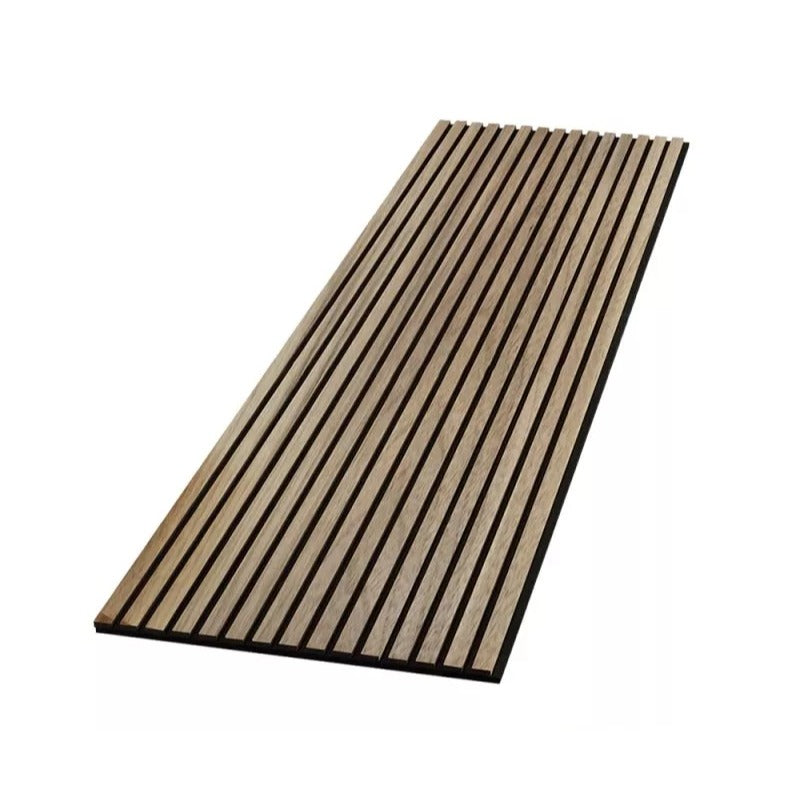 Wooden Slat Acoustic Wall Panel 2400mm x 600mm x 21mm - All Colours