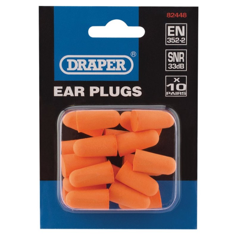 Ear Plugs (Pack of 10 Pairs)