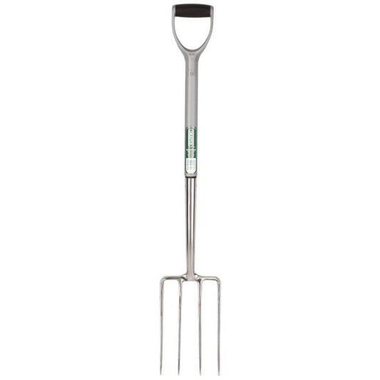 Draper Stainless Steel Garden Fork with Soft Grip - All Sizes