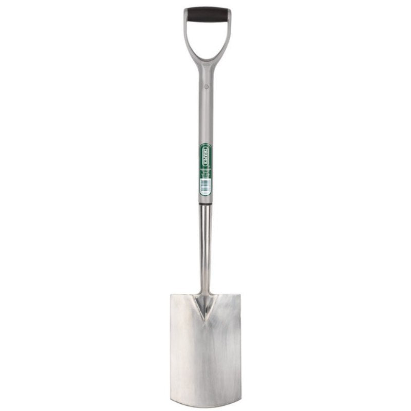 Draper Stainless Steel Garden Spade with Soft Grip - All Sizes