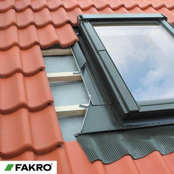 Fakro EHN-A 01 Tile Flashing Kit for Interlocking Tiles Upto 90mm 55x78cm