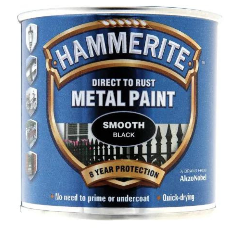 Hammerite Direct to Rust Smooth Finish Metal Paint - All Colours - All Sizes