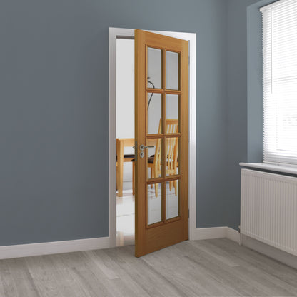 Image for JB Kind Traditional 11-8Vn Oak Unfinished Internal Door