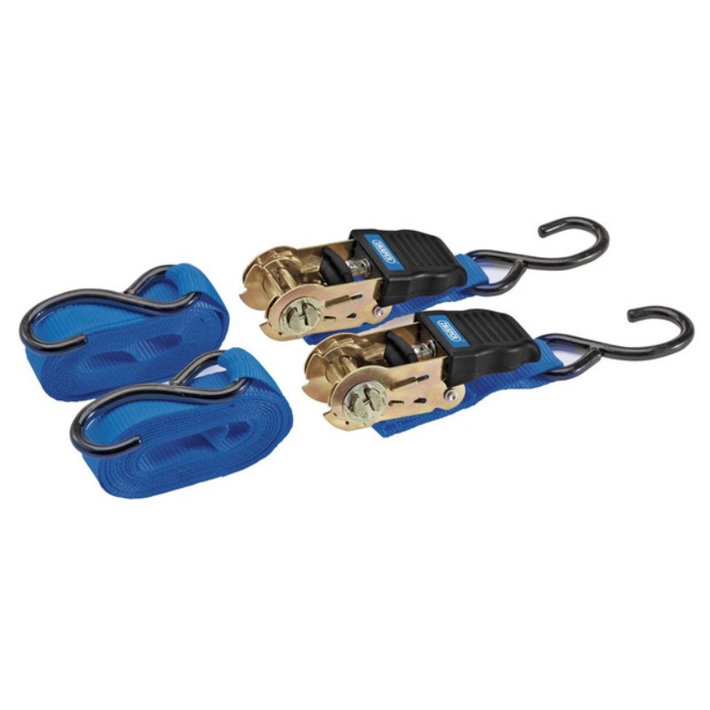 Draper Ratcheting Tie Down Strap Set